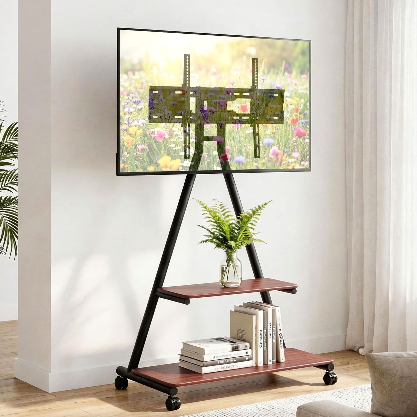 Mobile TV Stand Heavy Duty 600x400cm
