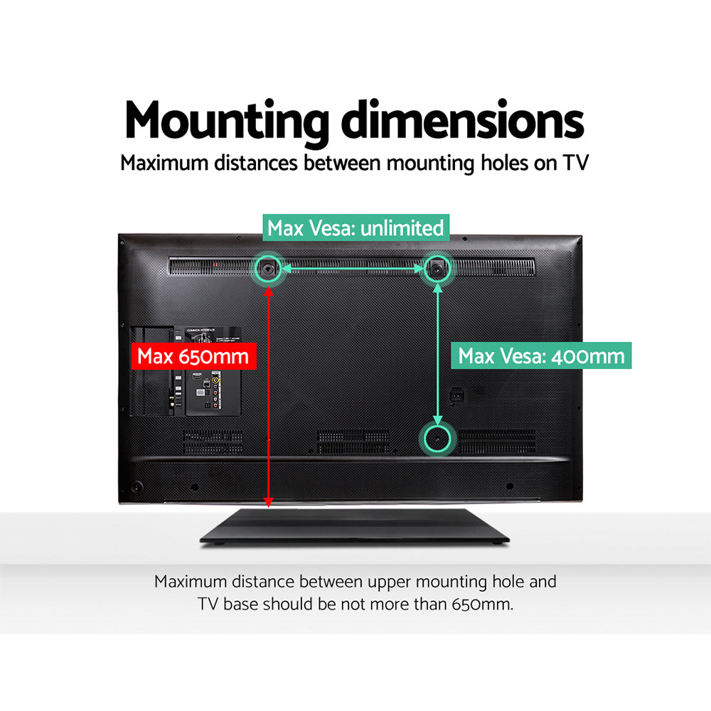 TV Stand Mount Bracket 32"-65" Tabletop Desktop Holder