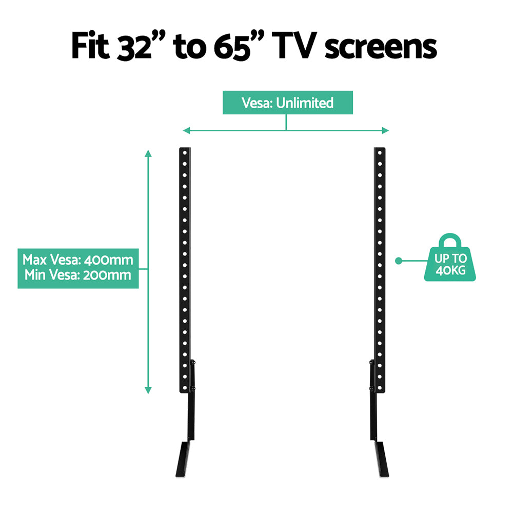 TV Stand Mount Bracket 32"-65" Tabletop Desktop Holder