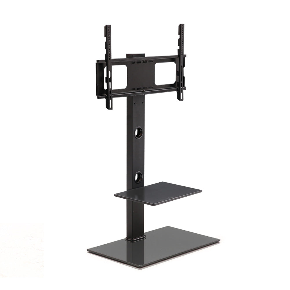 TV Stand Mount Bracket 32–70 Inch with Storage Shelves