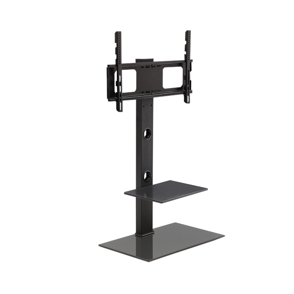 TV Stand Mount Bracket 32–70 Inch with Storage Shelves
