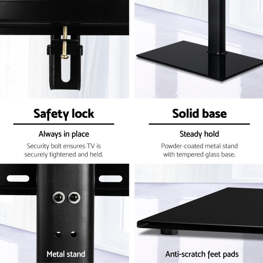 Swivel Table Top TV stand Mount Bracket 32-70 Tabletop/Desktop