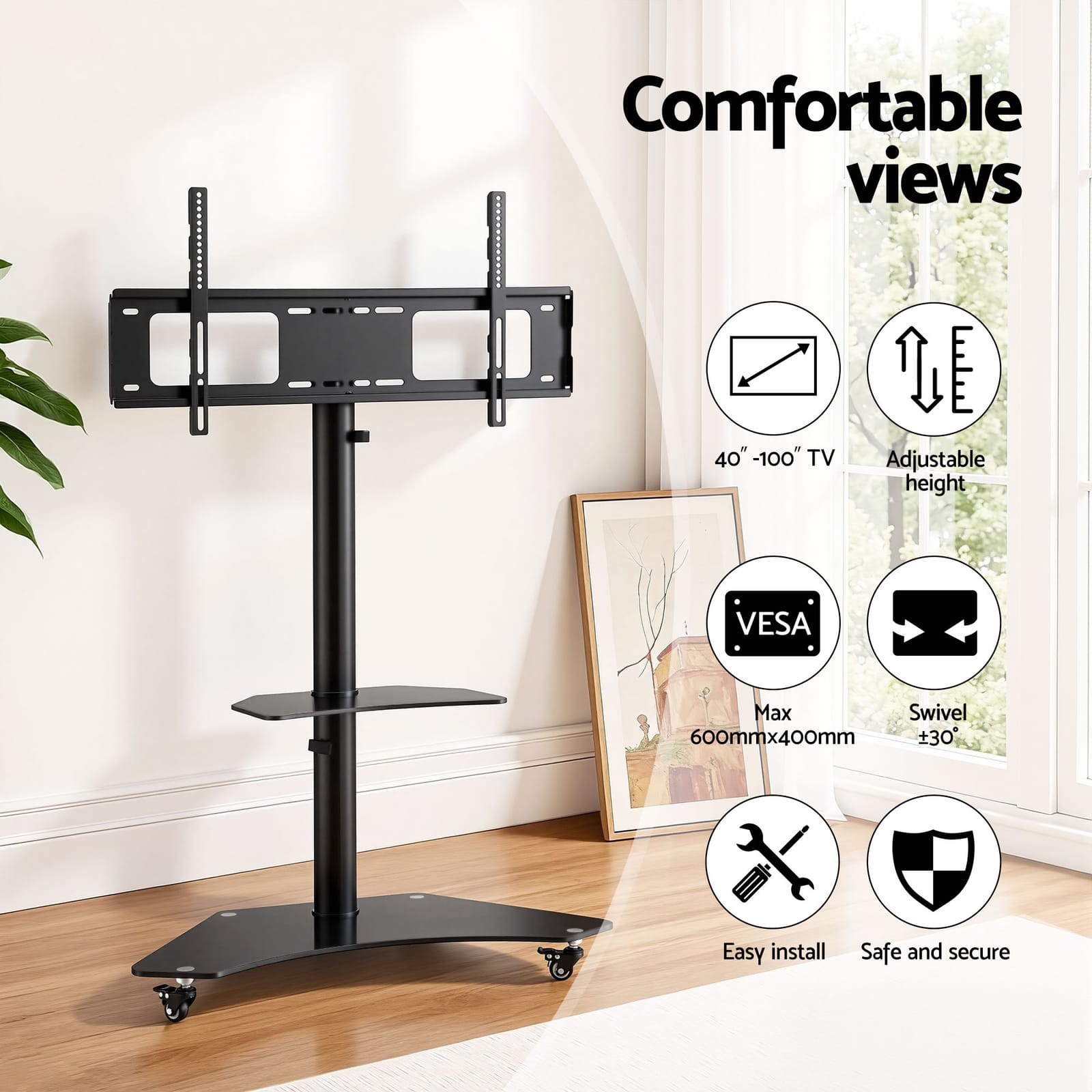 Tv Stand Adjustable Height king