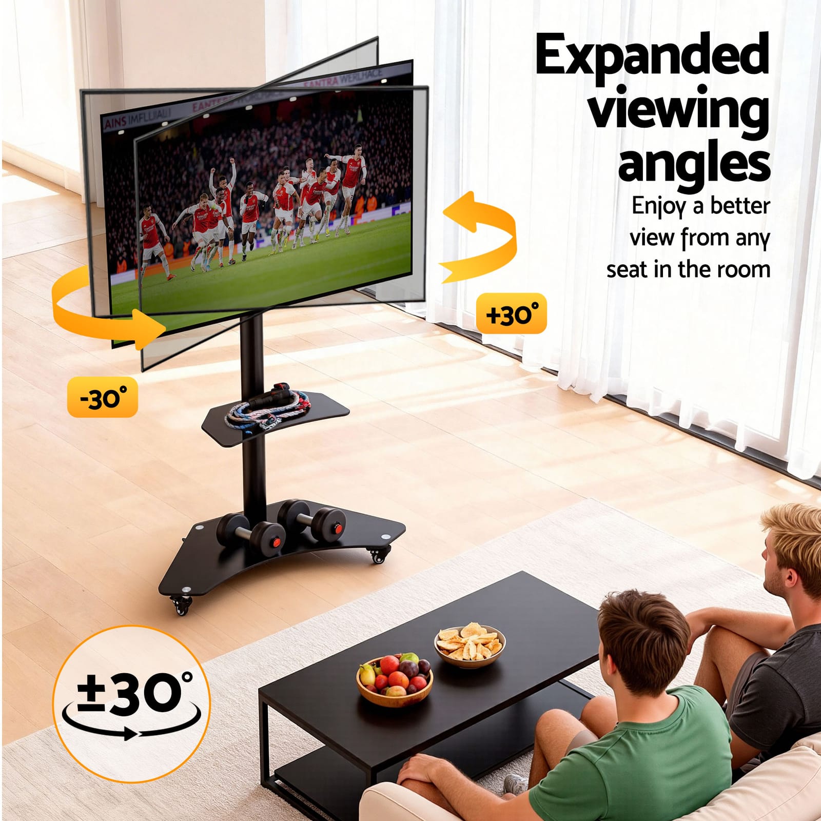 Tv Stand Adjustable Height king
