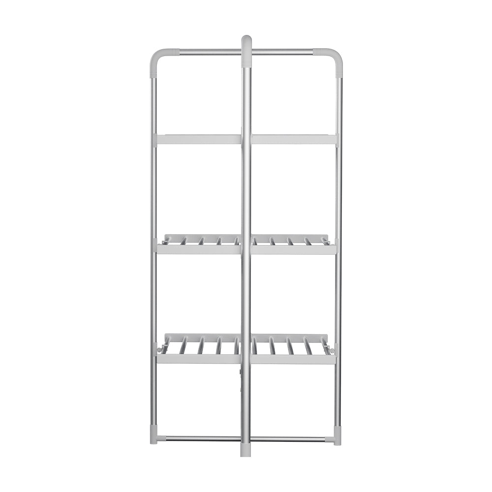 Electric Heated Towel Rail Rack 30 Bars Foldable Clothes