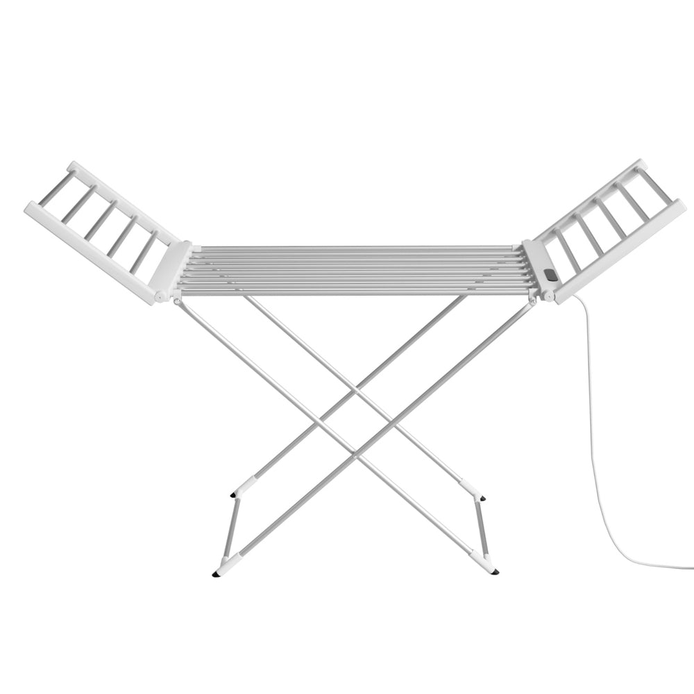 Foldable Electric Heated Towel Rail Rack with 24H Timer - Stylish, Drying Racks & Hangers - photo 7