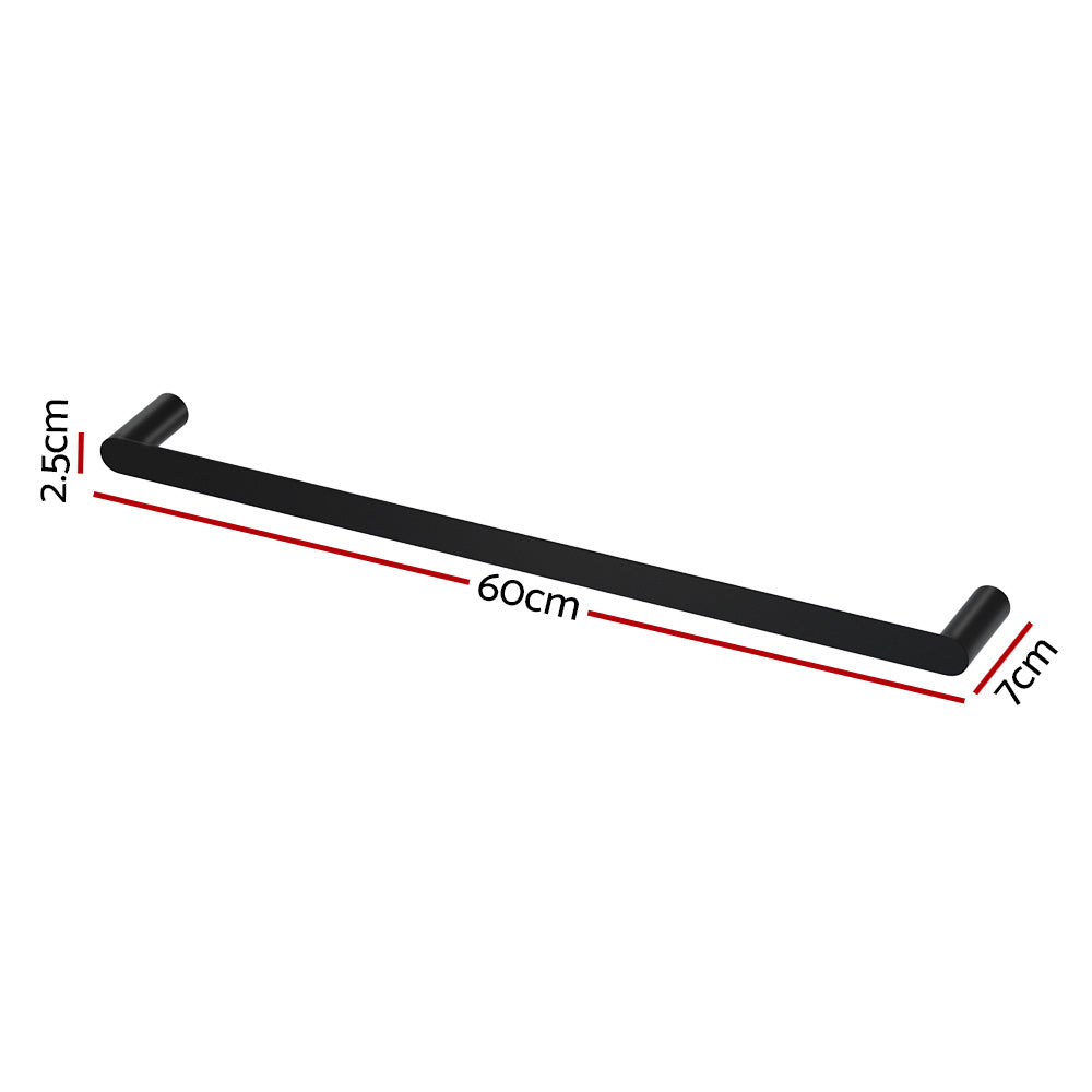 Sleek Stainless Steel Towel Rail - 600MM