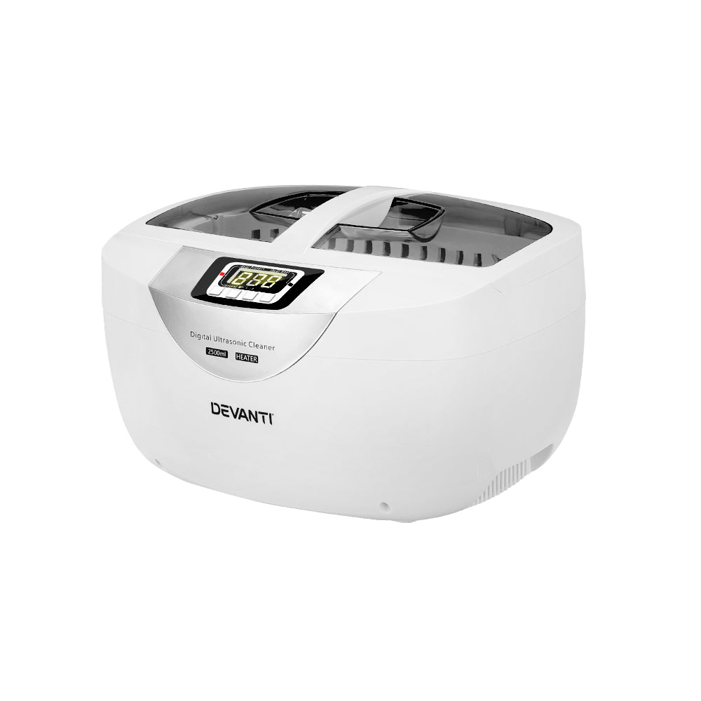 2500Ml Ultrasonic Cleaner Heater Jewellery Glasses Cleaning Machine 70W