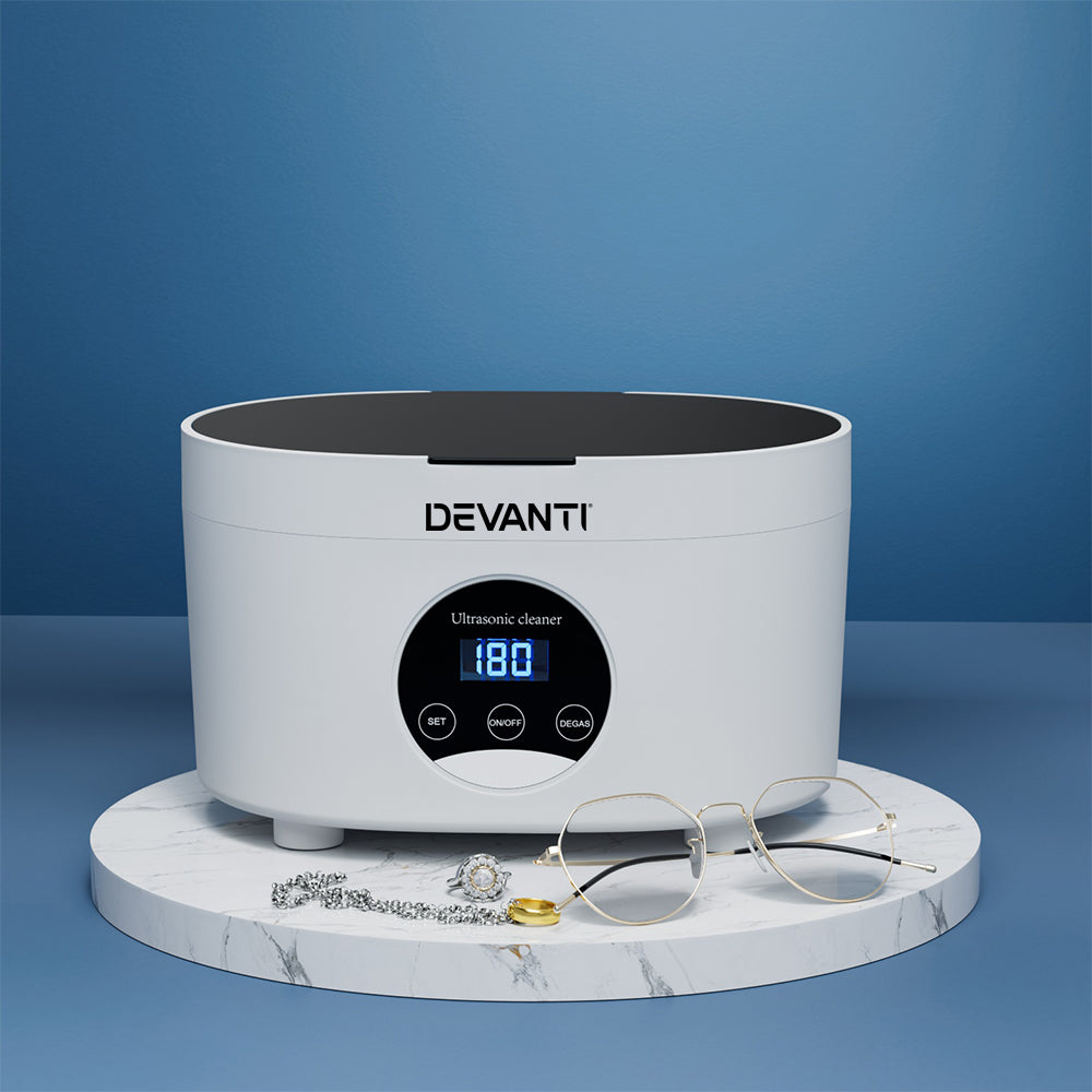 600Ml Ultrasonic Cleaner Timer Jewellery Glasses Cleaning
