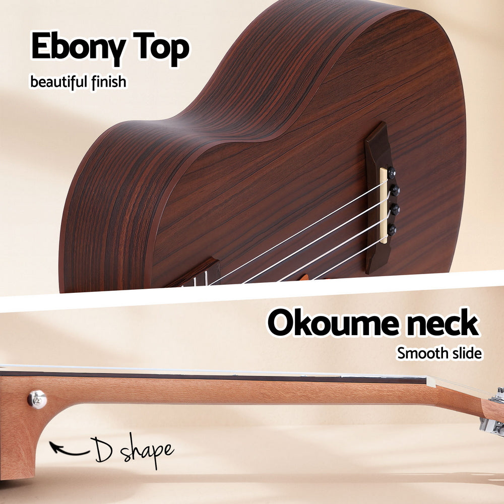 30 Inch EQ Ukulele 18 Frets Acoustic Electric Guitar for Beginners