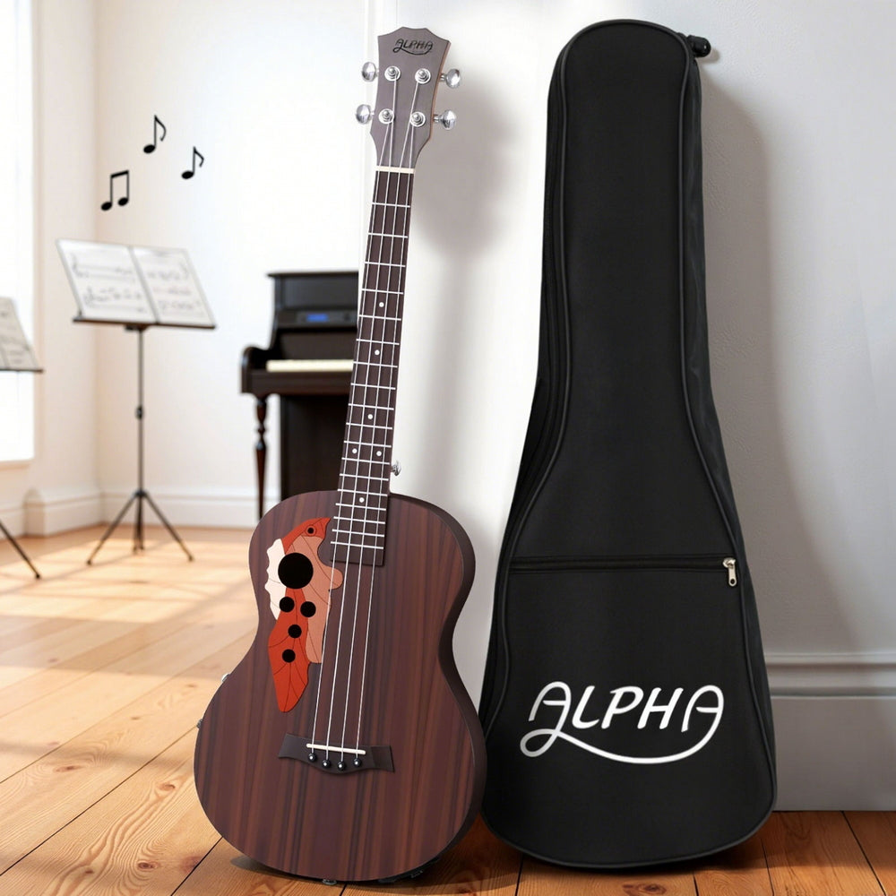 30 Inch EQ Ukulele 18 Frets Acoustic Electric Guitar for Beginners, Guitars