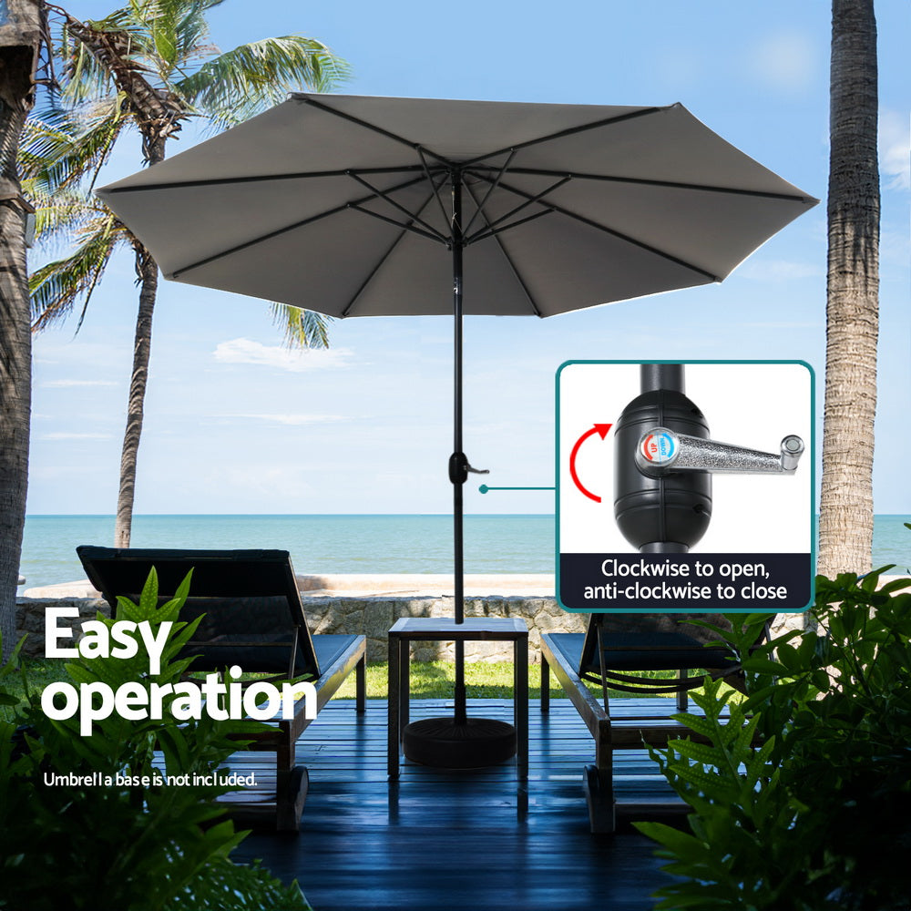 Umbrellas & Sunshades - Durable Outdoor Umbrella - 2.7M UV Protection
