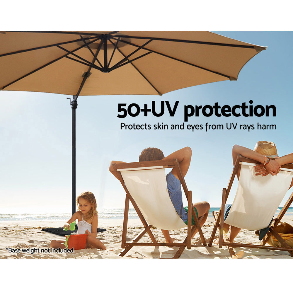 Umbrellas & Sunshades - Instahut Roma Outdoor Umbrella - Beige
