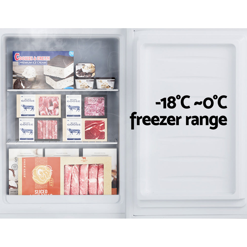 Durable White Upright Freezer Fridge - 60L