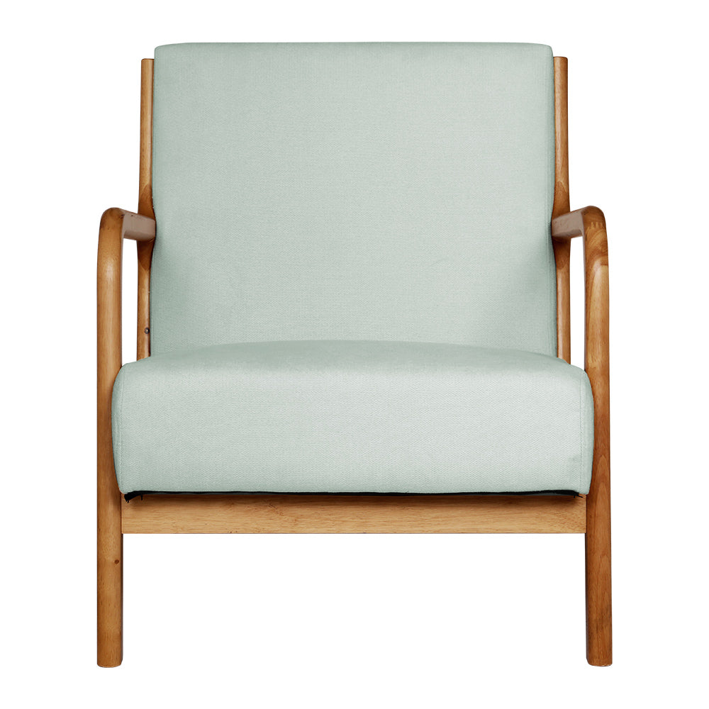 Armchair Lounge Chair Accent Armchairs Couch Sofa Bedroom Grey Wood | Grey colour