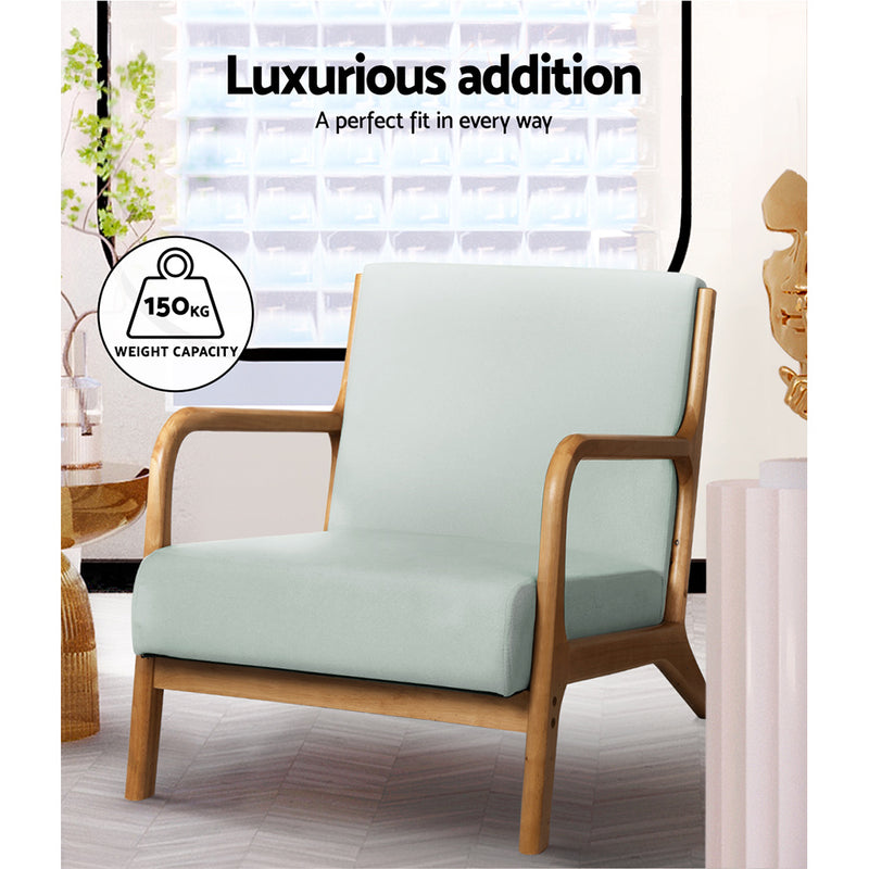 Armchair Lounge Chair Couch Sofa Bedroom Grey