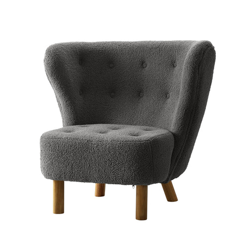 Armchair Lounge Accent Chair Armchairs Couch Chairs Sofa Bedroom Charcoal
