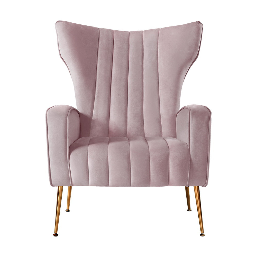 Armchair Navy Velvet Kate