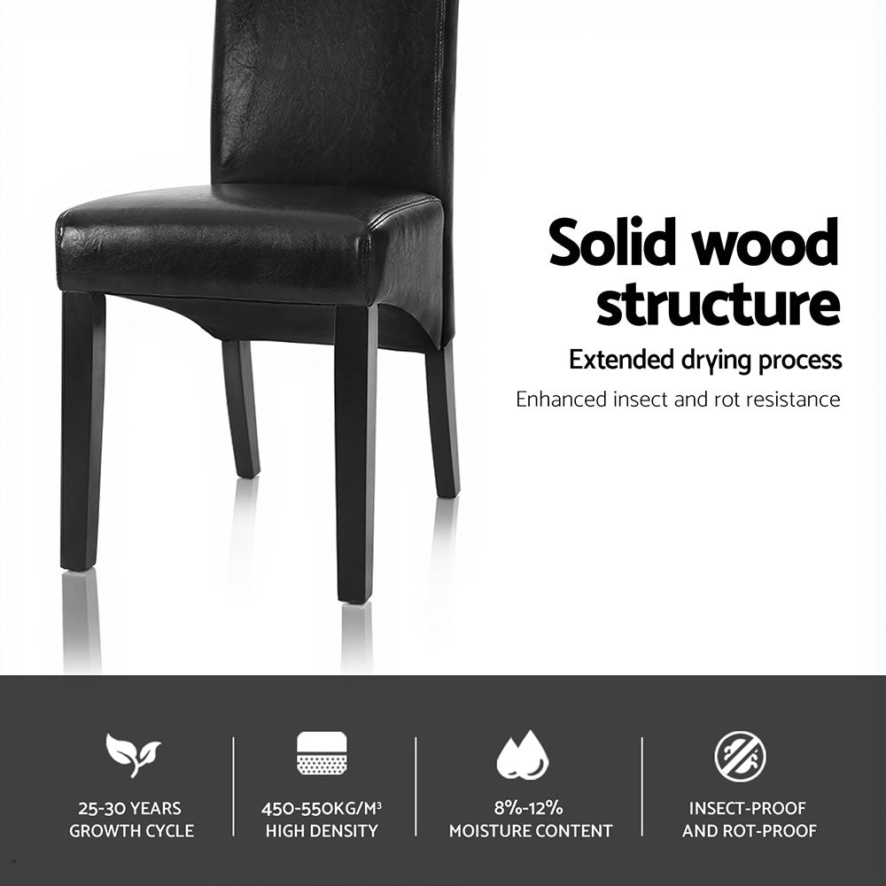 Comfortable Beige Linen Dining Chairs, Set of 4 with Wood Frame