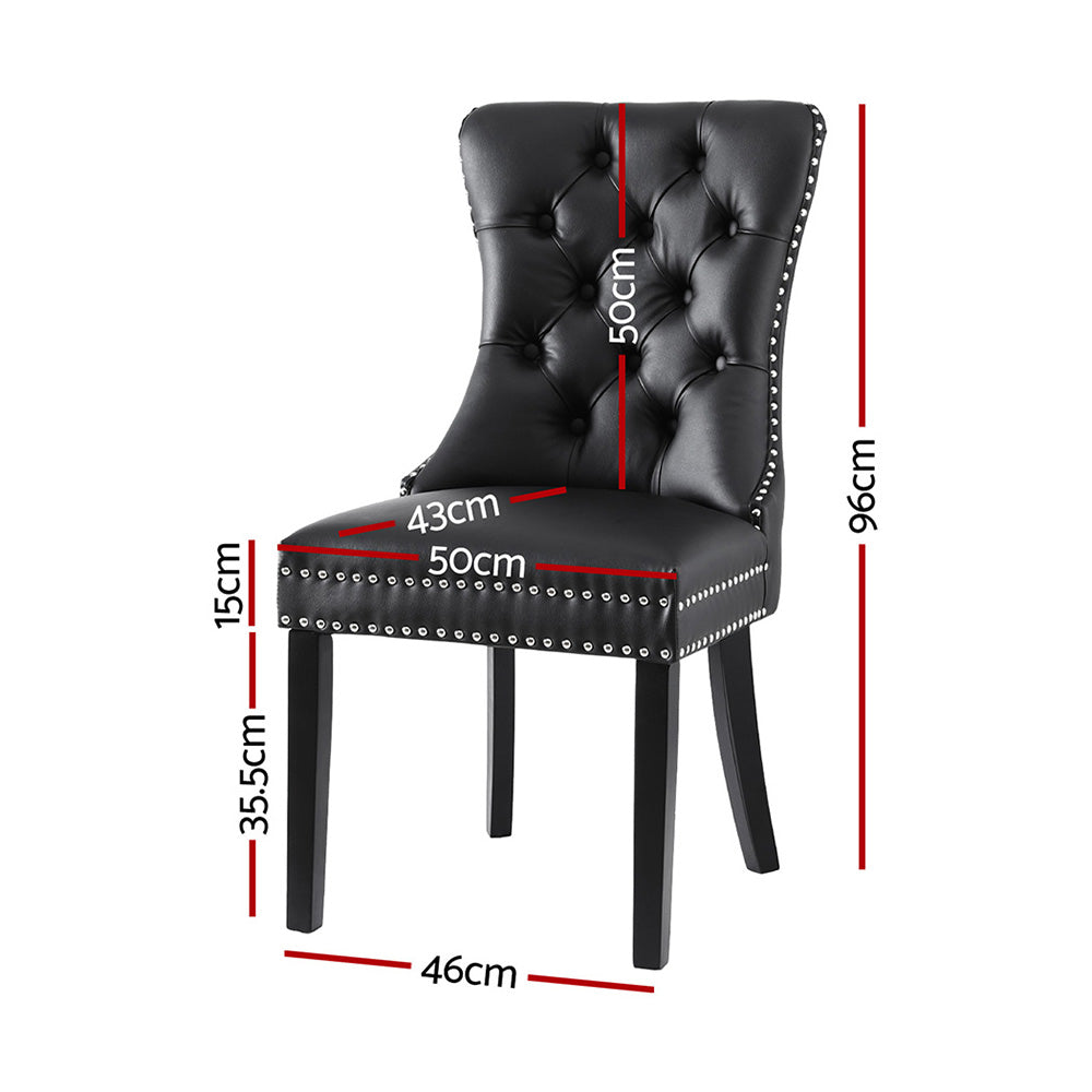 1 Set of 2 Dining Chairs Beige/Black/Grey Velvet