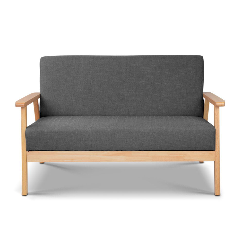 2-Seater Fabric Sofa Armchair Skane