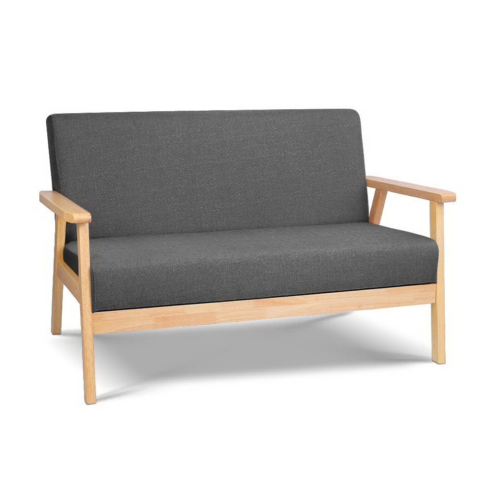 2-Seater Fabric Sofa Armchair Skane