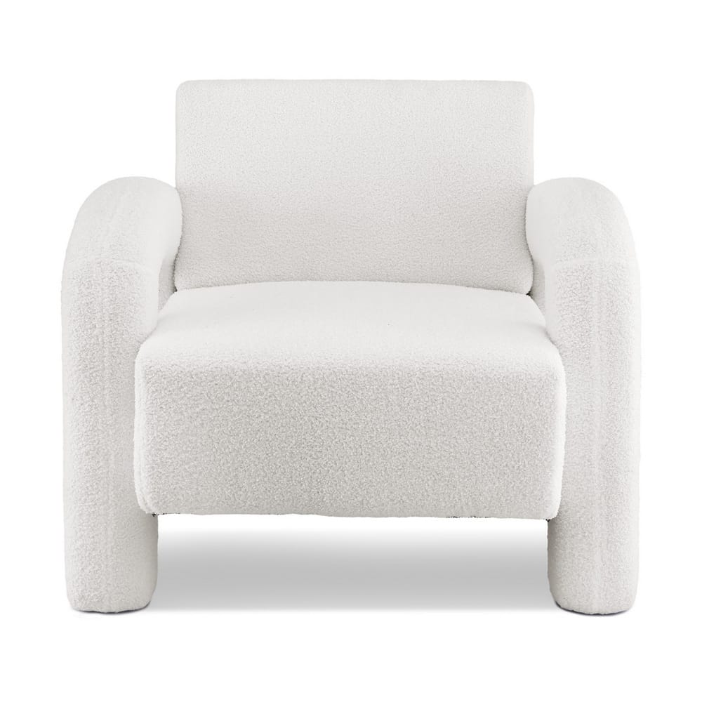 Accent Armchair Boucle Lounge 86x82x76cm