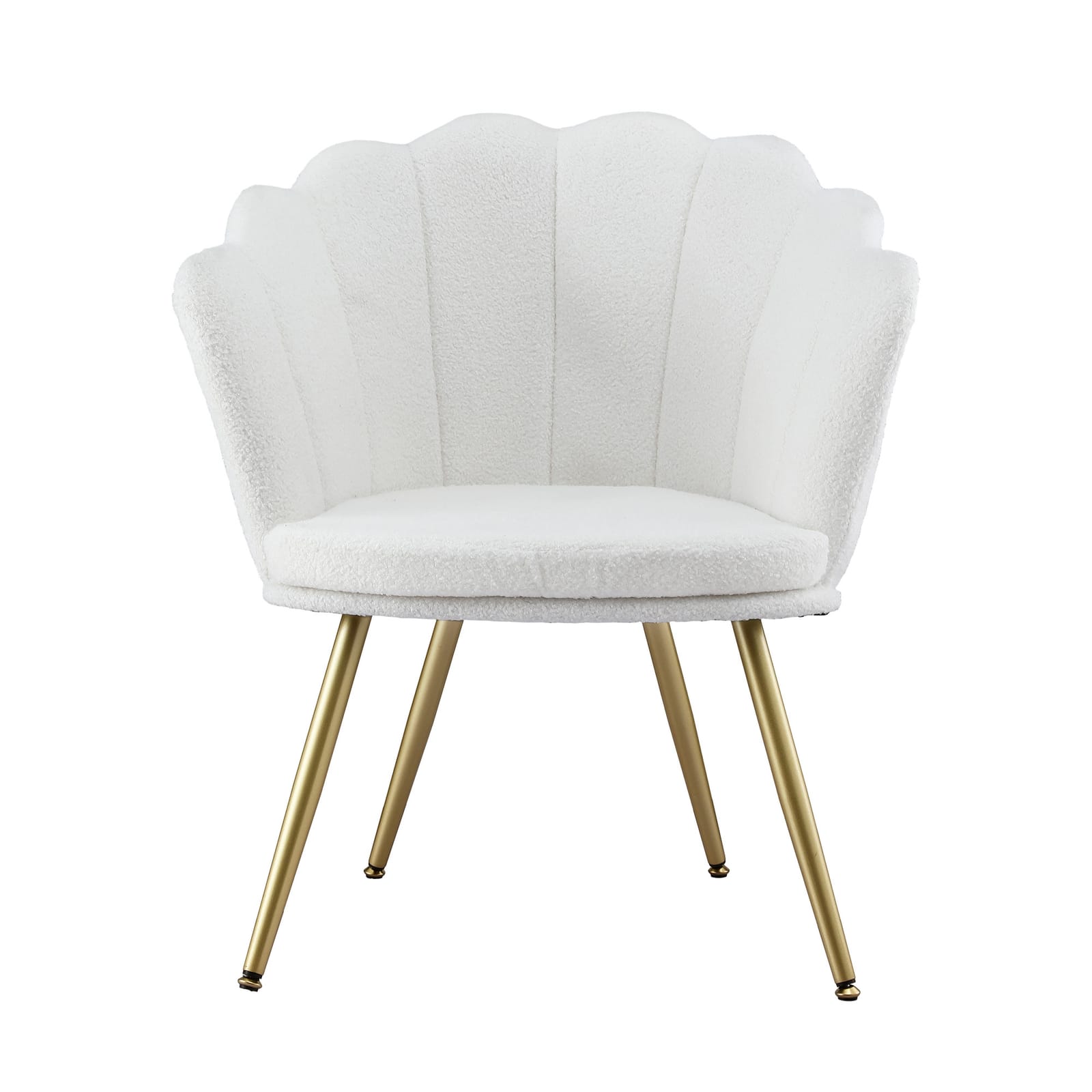 Teddy Fleece Armchair White 70x60x80cm