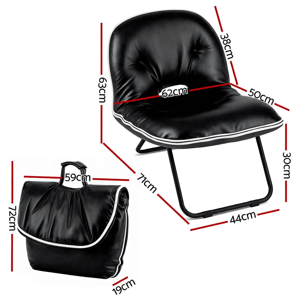 Black chair 62x71x63cm, view 7