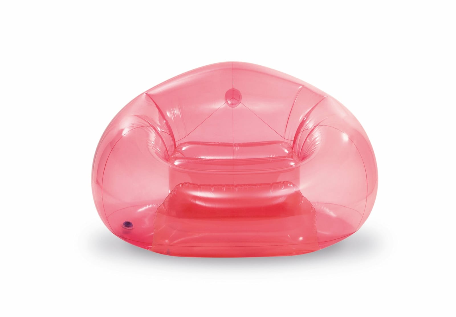 Pink Inflatable Arm Chair Compact 35x31x13cm
