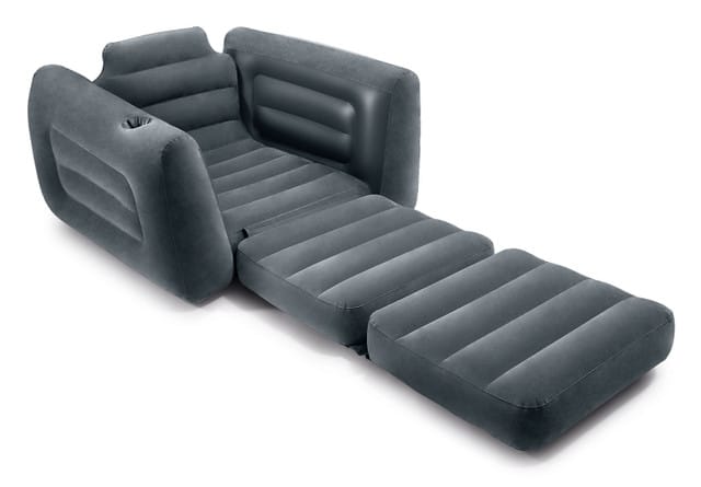 Sofa Bed Charcoal Velvety 36x40x15cm