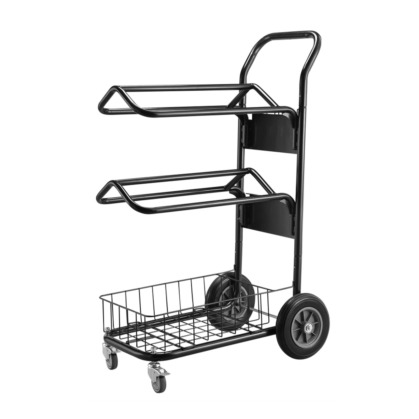 Heavy Duty Two Tier Wheeled Saddle Rack | Farm Equipment
