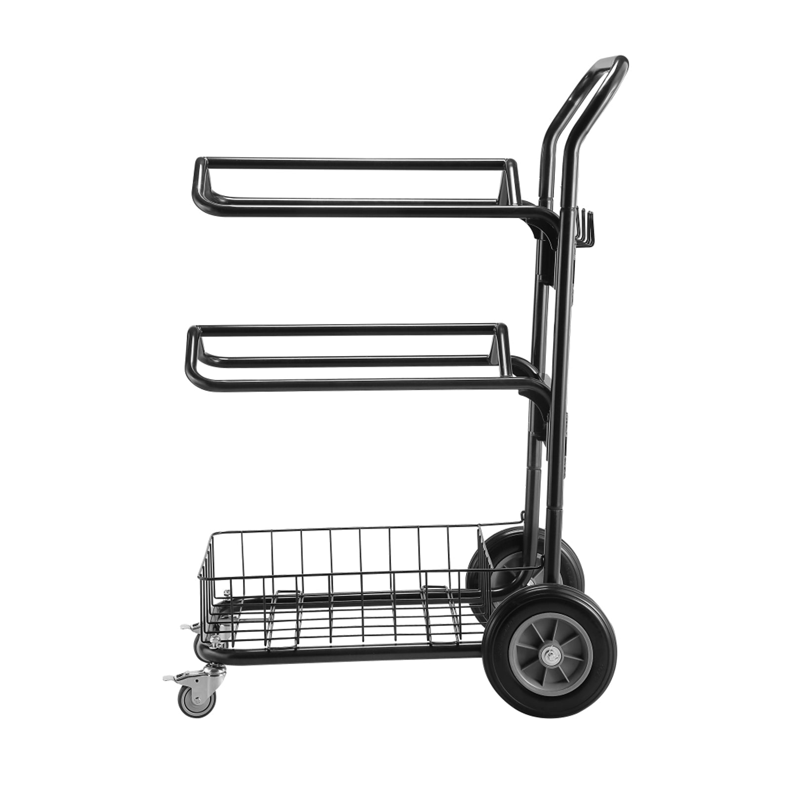 Heavy Duty Two Tier Wheeled Saddle Rack, Farm Equipment