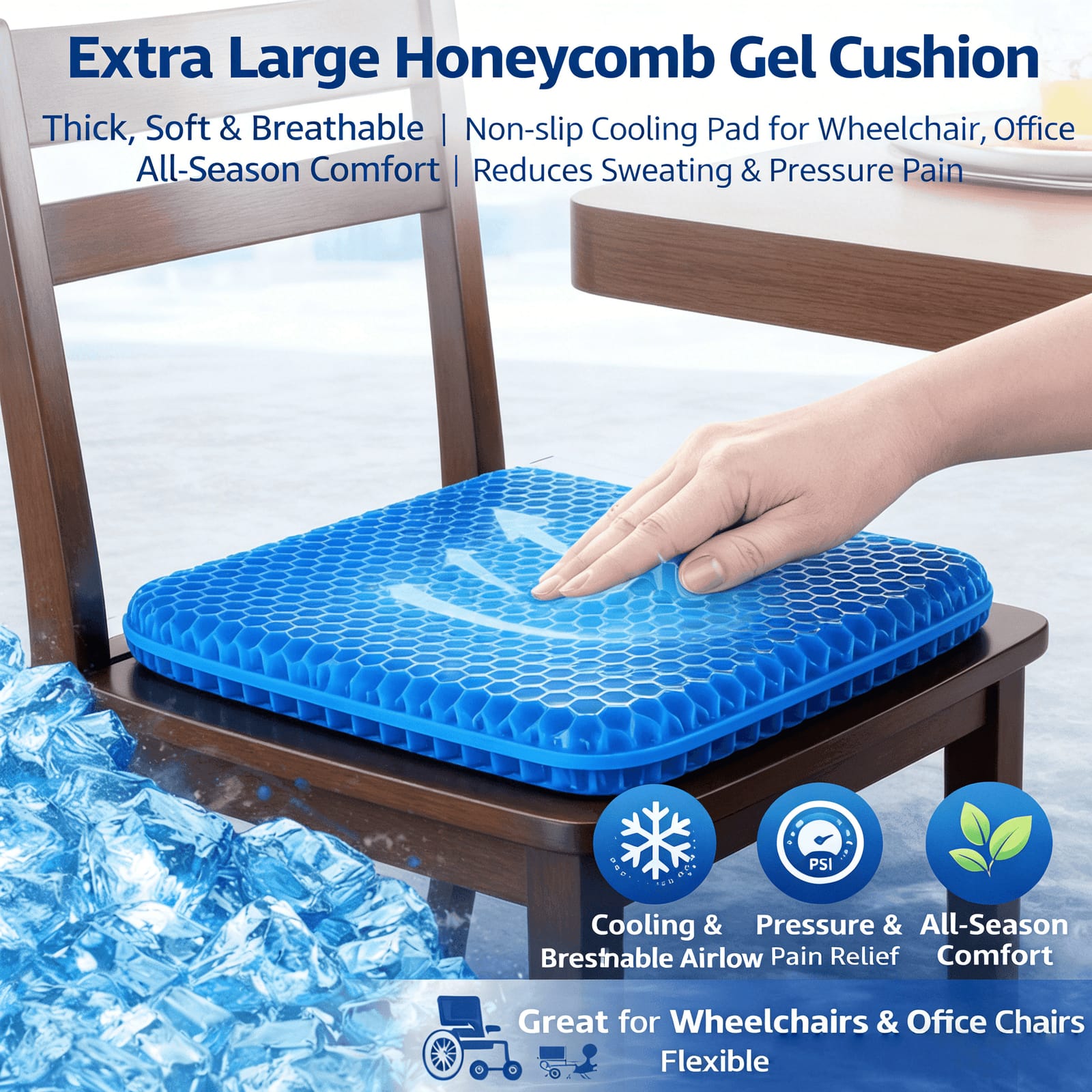 Gel Sofa Cushion Pain Relief