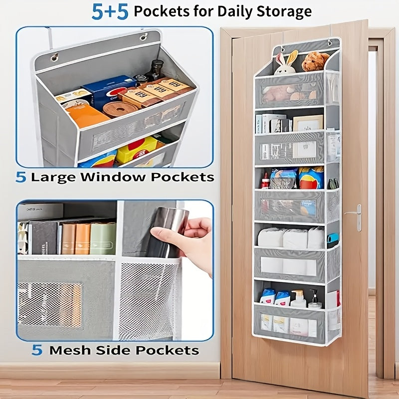 Over Door Storage Organizer Grey