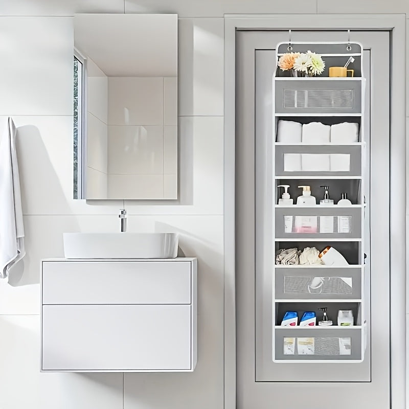 Over Door Storage Organizer Grey