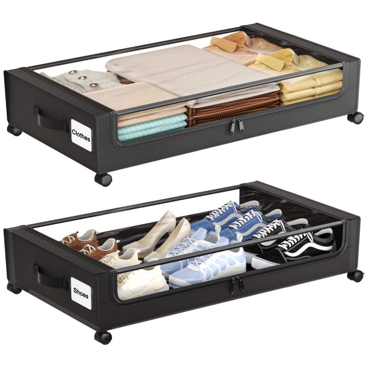 Under Bed Storage Wheels 31.5x17x6.3cm