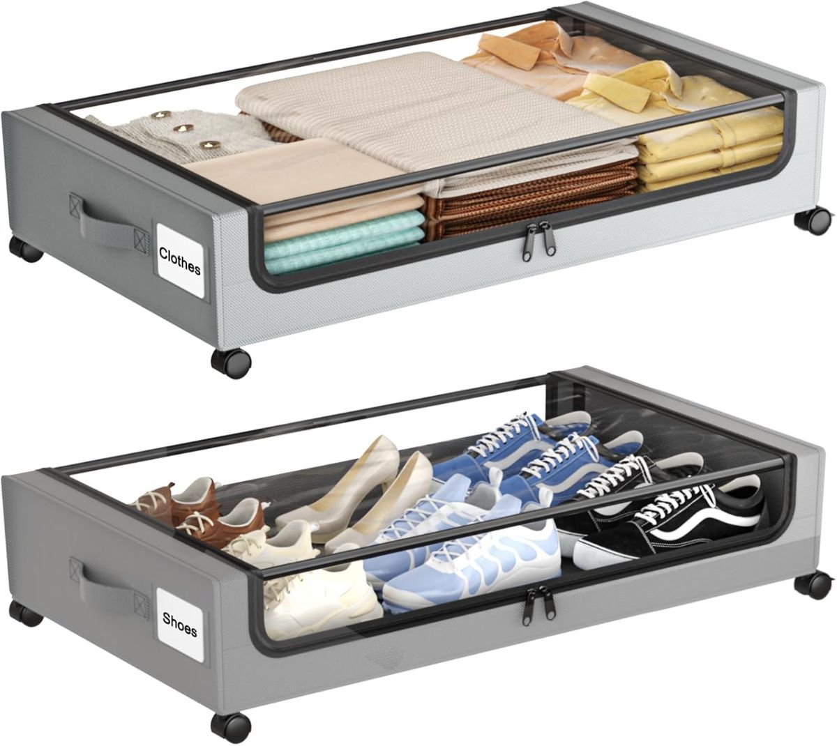Under Bed Storage Wheels 31.5x17x6.3cm