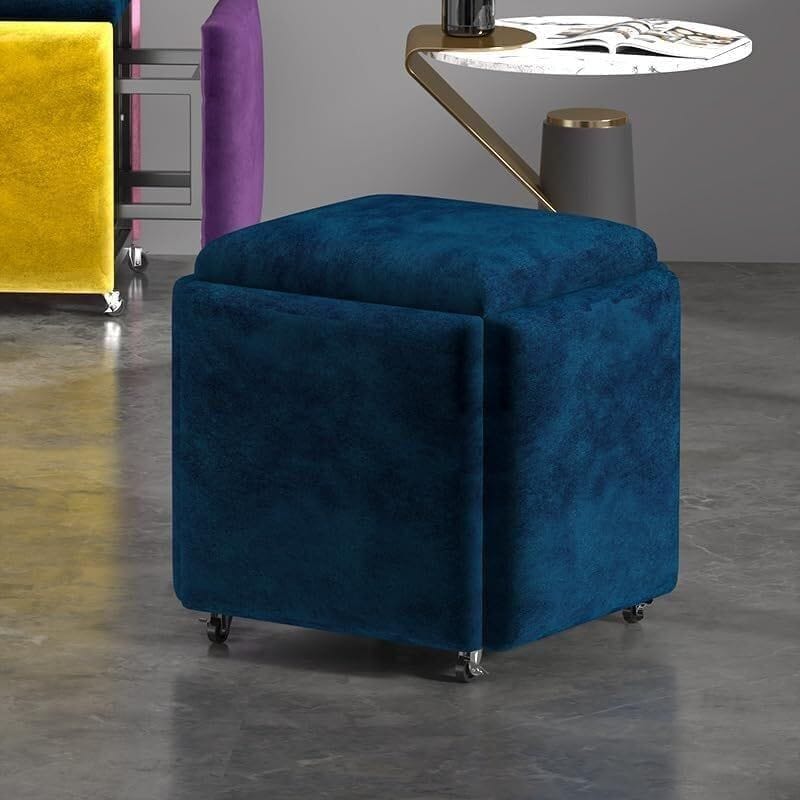 Nesting Ottoman Stool Velvet