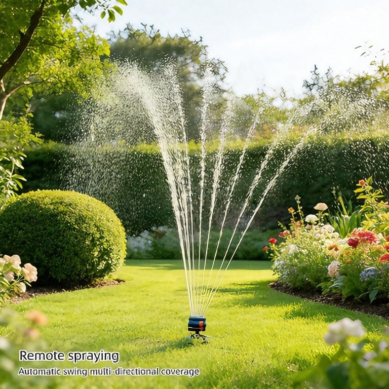 Oscillating Garden Sprinkler 4 Modes Lawn Watering | Simpledeals