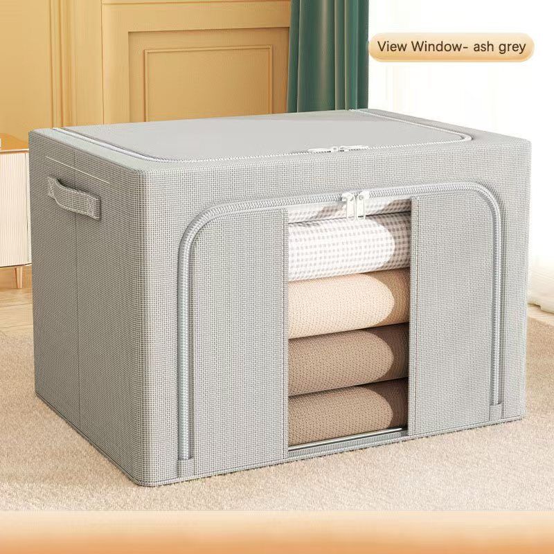 Fabric Storage Box Ash Grey