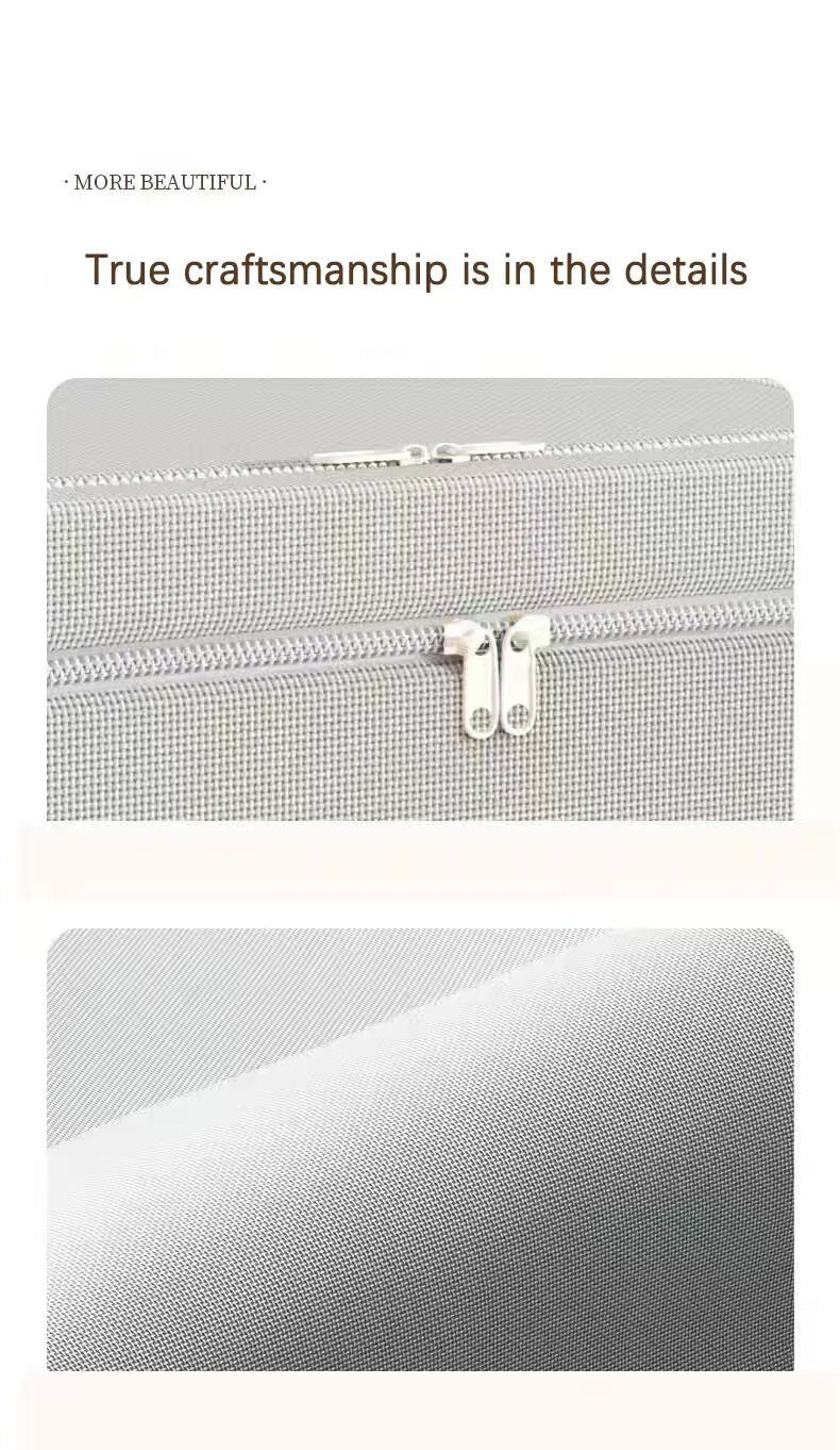 Fabric Storage Box Ash Grey