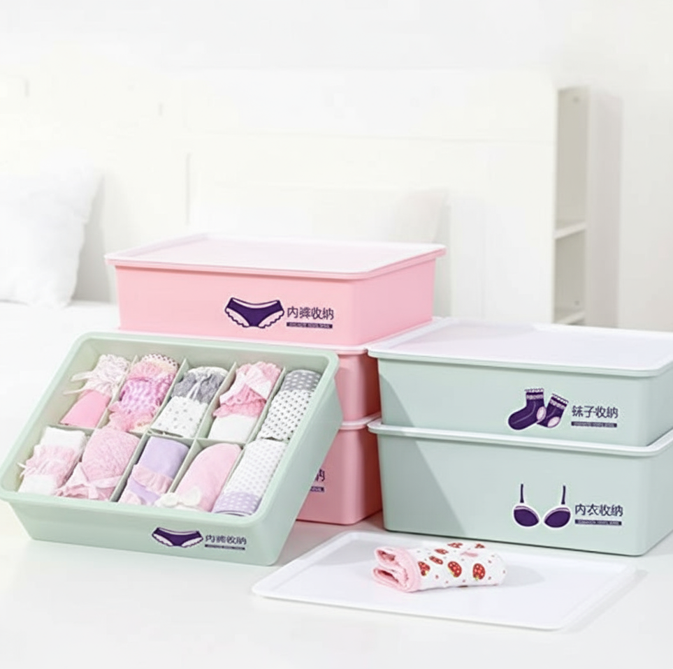 Storage Box White Plastic