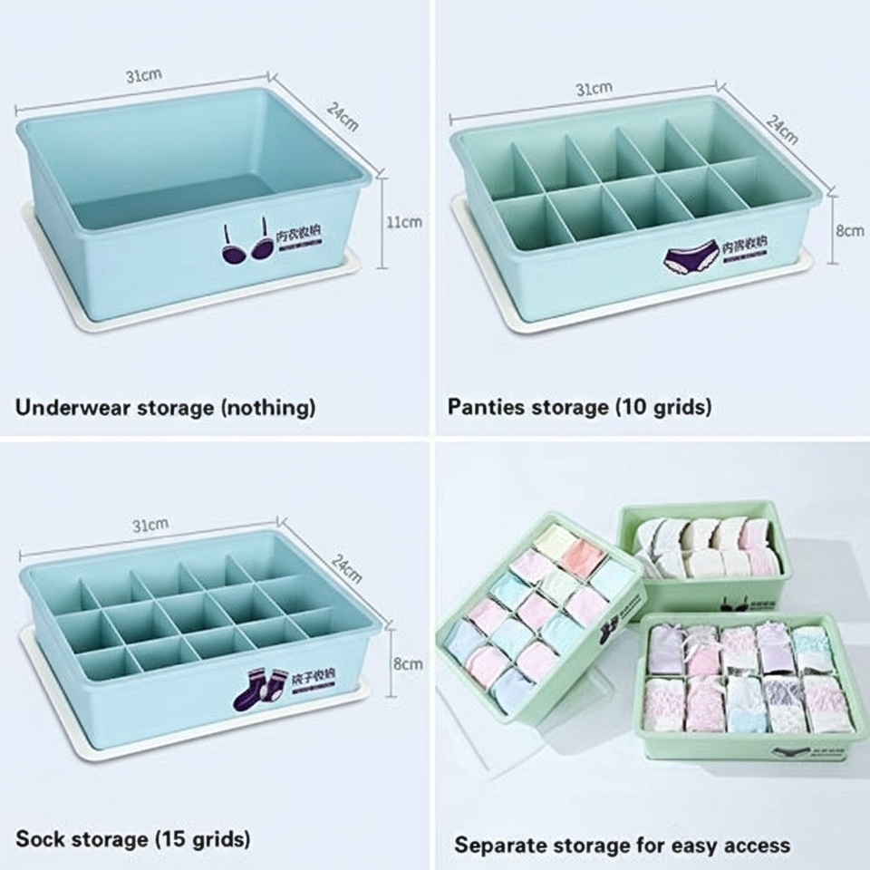 Storage Box White Plastic