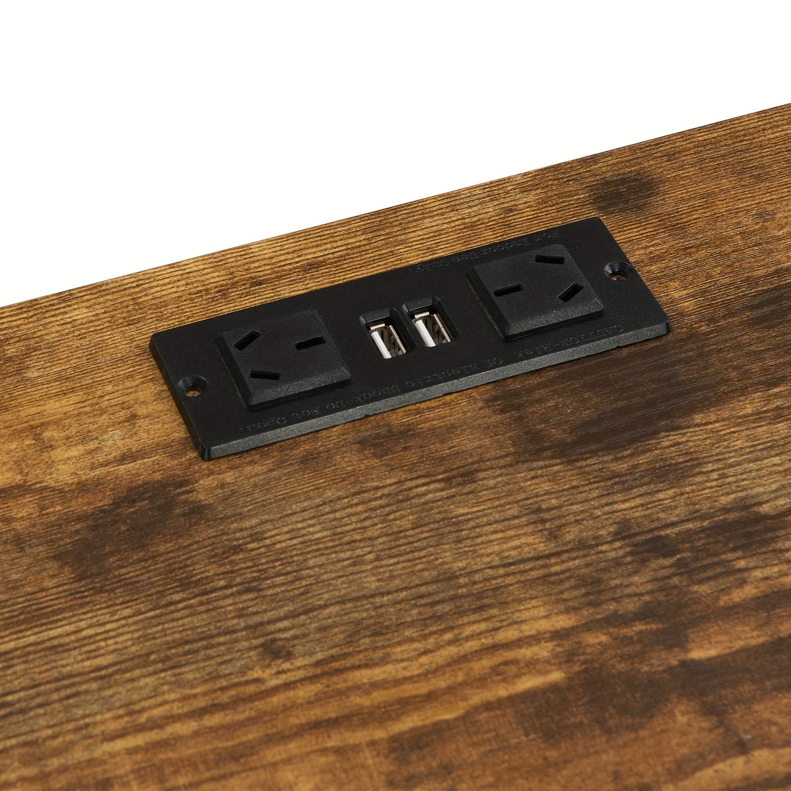 Industrial Console Table With Drawers