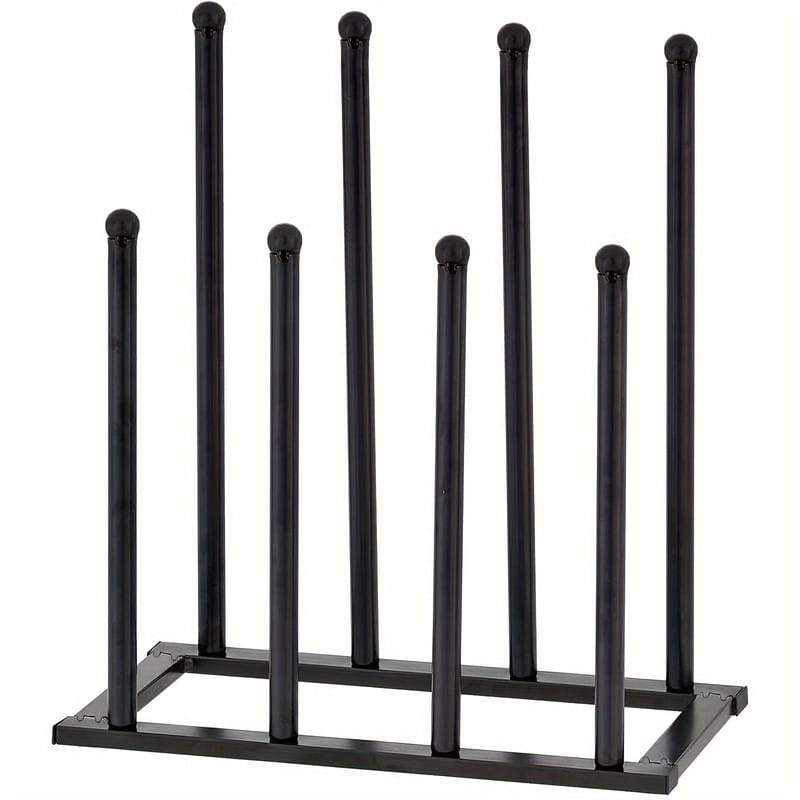 Metal Shoe Rack Organizer Black 40.6x24x43.5cm