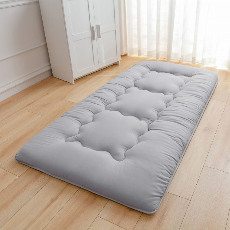 Foldable Futon Mattress Grey 100x200cm