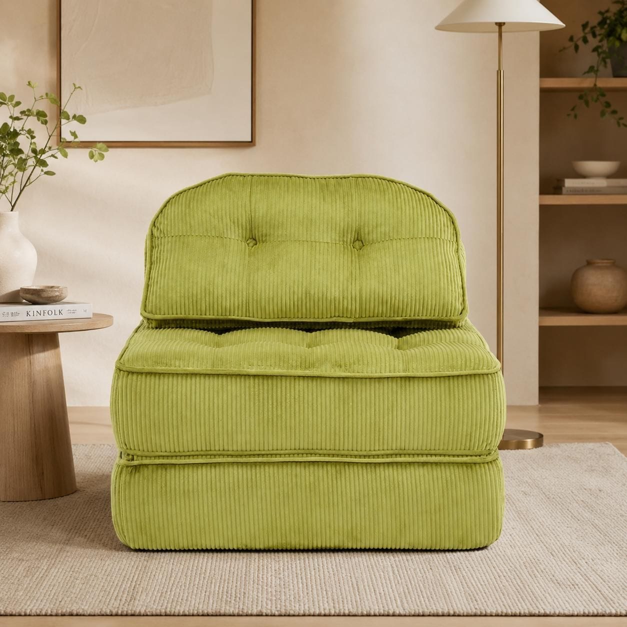Foldable Lounge Chair Green