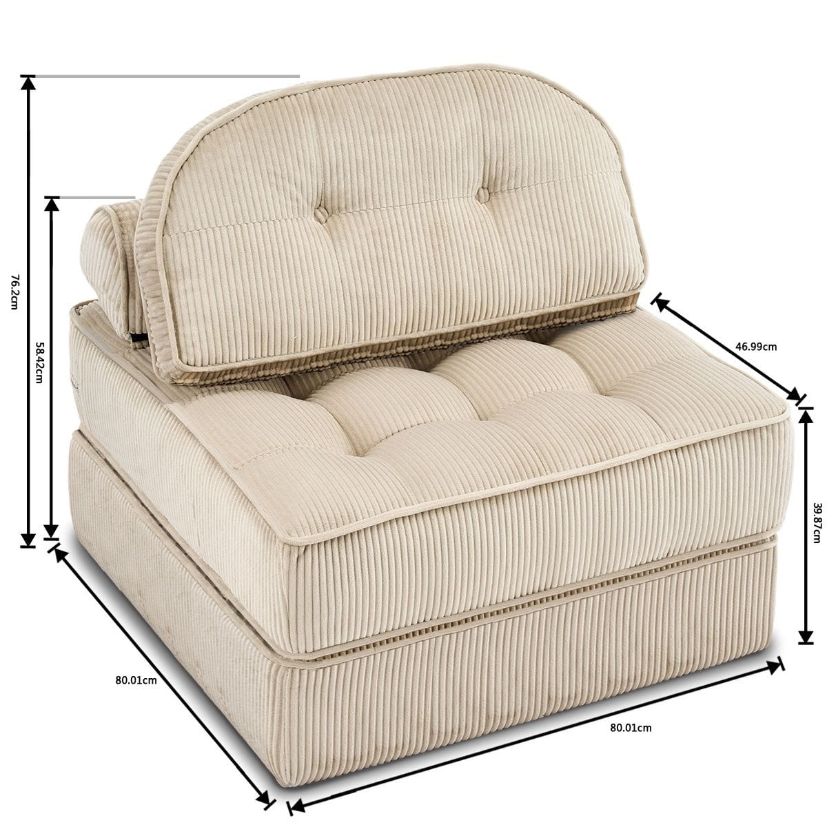 Foldable Lounge Chair Coffee