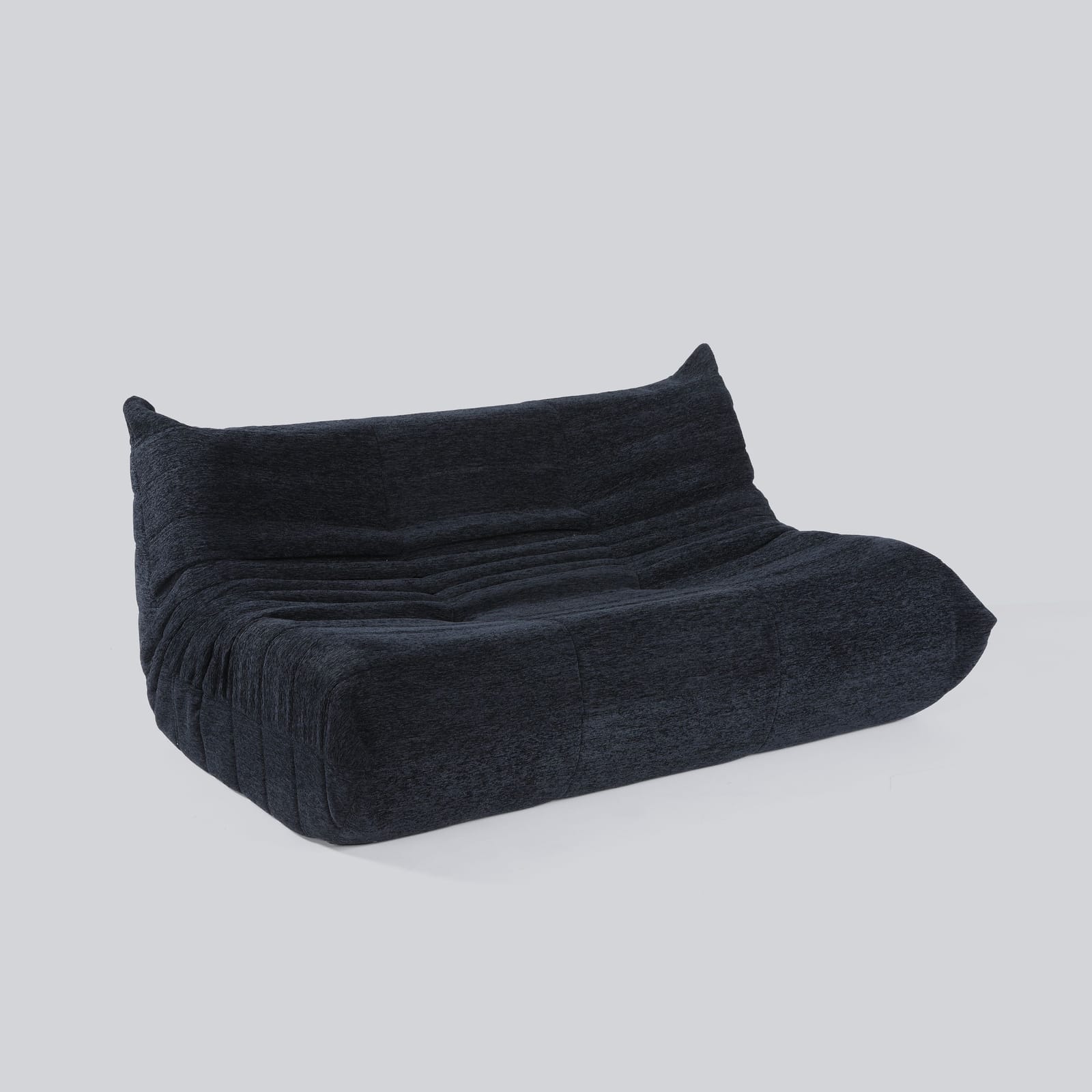 2 Seater Lounge Chair Black